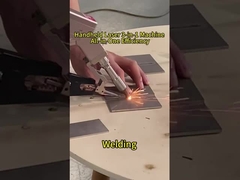 Przenośna głowa laserowa 3-w-1 sprzęt do spawania laserowego wspiera spawanie / czyszczenie i cięcie