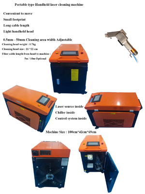 Mini przenośny pistolet laserowy do usuwania rdzy