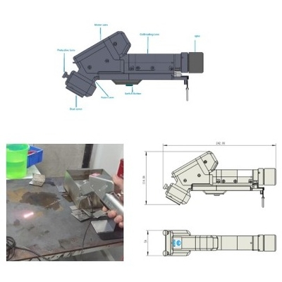 Dobra cena. 2000W ręczna laserowa czyszcząca maszyna Mobilne rozwiązanie czyszczenia metalu Odświeżanie łatwiejsze w Internecie