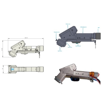 Dobra cena. 2000W zaawansowany technologicznie, ręczny laser czyszczący z pojedynczym silnikiem i trybem wyjścia lasera CW w Internecie